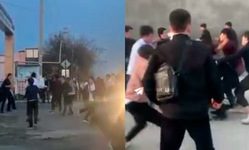 В Ташкенте произошла массовая драка школьников. В ГУВД прокомментировали ситуацию. Видео   