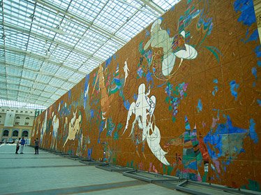 В Узбекистане покажут мега-полотно узбекского художника «Тысяча ангелов и одна картина»