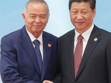 Каримов провел переговоры с Си Цзиньпинем