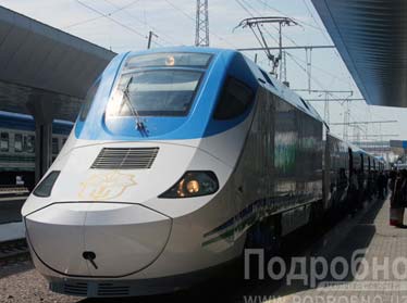 Высокоскоростной поезд «Afrosiyob» начал курcировать по маршруту Ташкент-Самарканд два раз в день  