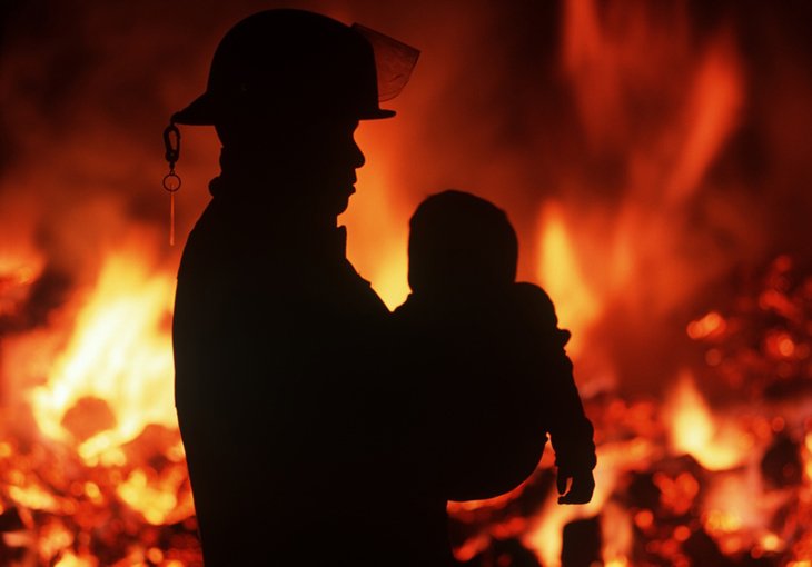 В Самаркандской области заживо сгорел ребенок