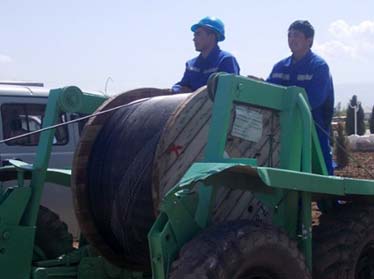 В Узбекистане началось строительство оптоволоконной линии Байсун-Денау