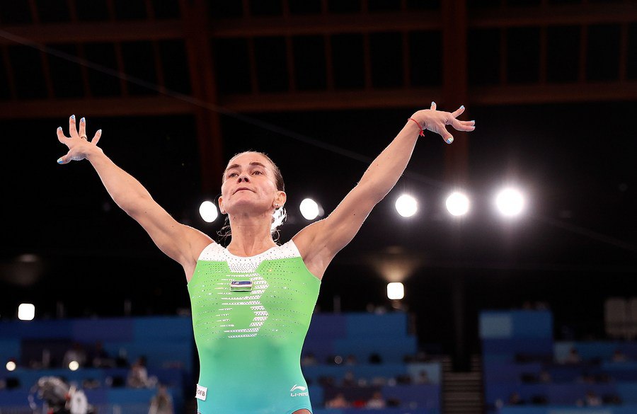 Оксана Чусовитина вышла в финал Кубка мира по спортивной гимнастике