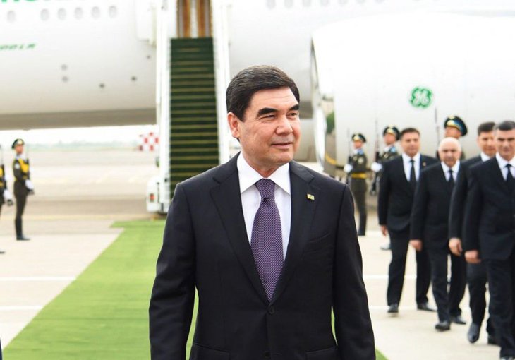 Президент Туркменистана прибыл в нашу страну
