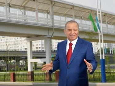 Ислам Каримов посетил новую эстакаду в Ташкенте