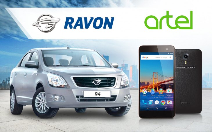 General Motors закупит смартфоны Artel: они будут вручаться покупателям автомобилей Ravon бесплатно  