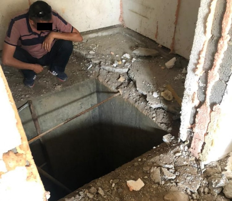 На границе Узбекистана и Кыргызстана обнаружен секретный туннель. Его могли использовать для контрабанды наркотиков и оружия  