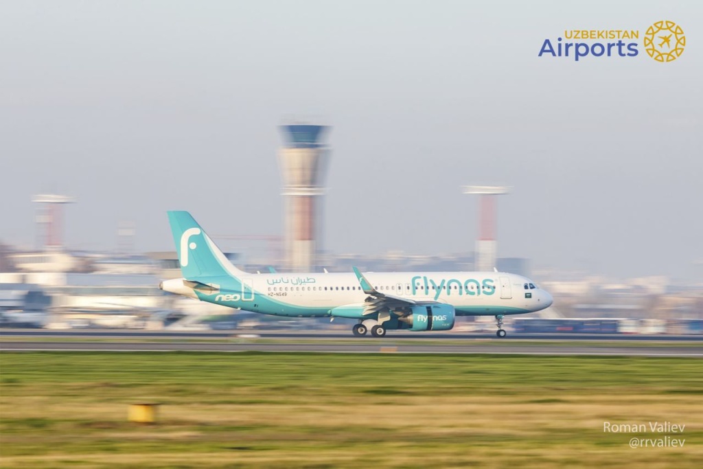 Авиакомпания Flynas запускает прямые авиарейсы между Джиддой и Ташкентом