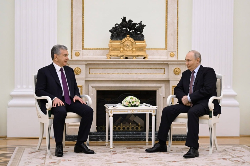 Мирзиёев и Путин провели встречу в Москве. О чем говорили лидеры Узбекистана и России. Видео