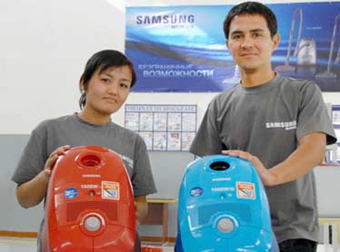 В Узбекистане начато производство пылесосов под брендом Samsung