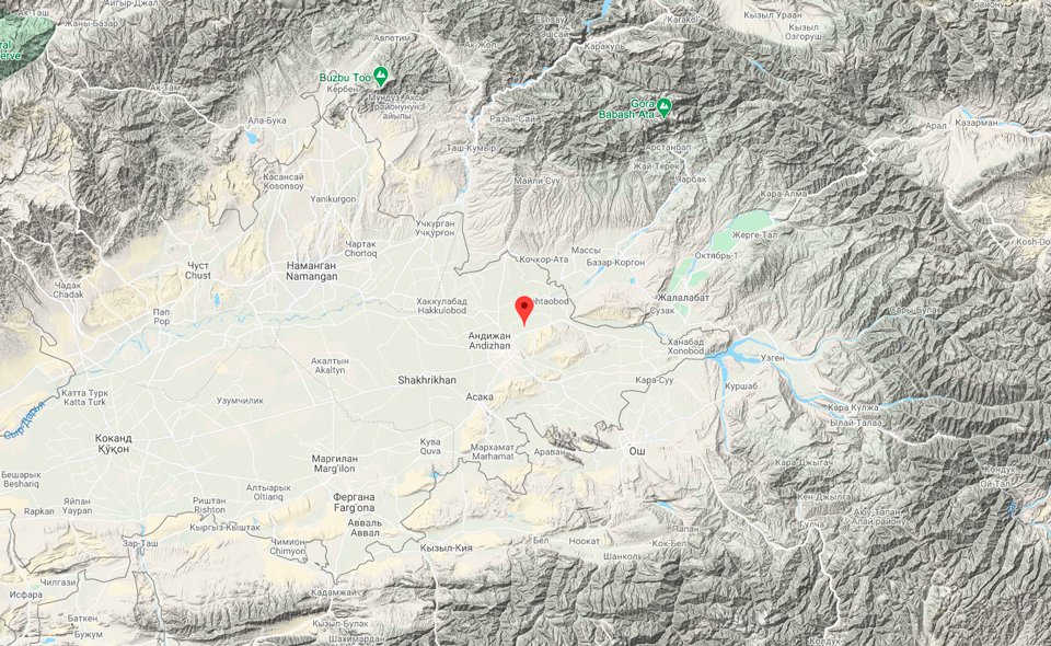 В Узбекистане ночью произошло небольшое землетрясение 