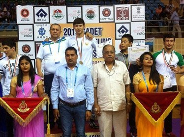 Сборная Узбекистана завоевала 13 медалей на чемпионате Азии по спортивной борьбе в Индии