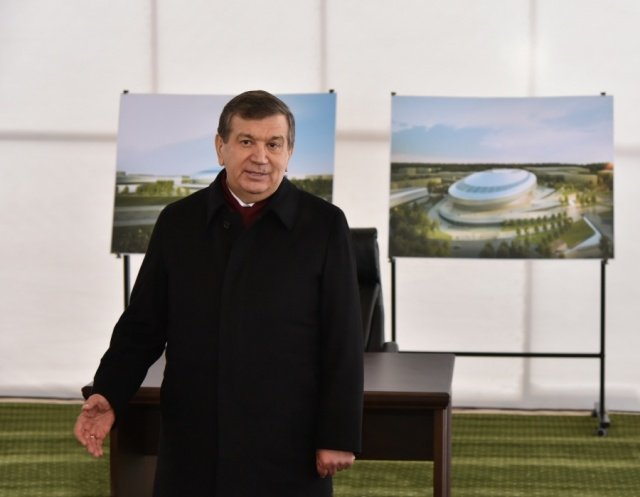 Суперсовременный ледовый дворец в Ташкенте сдадут в эксплуатацию в 2018 году