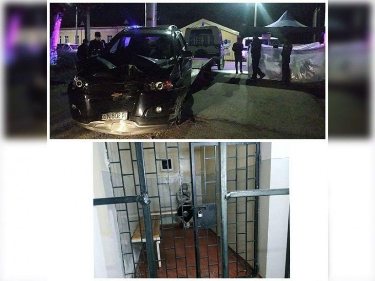 В Ташкенте задержали пьяного водителя "Каптивы", который пытался прорваться на авто через пост ДПС