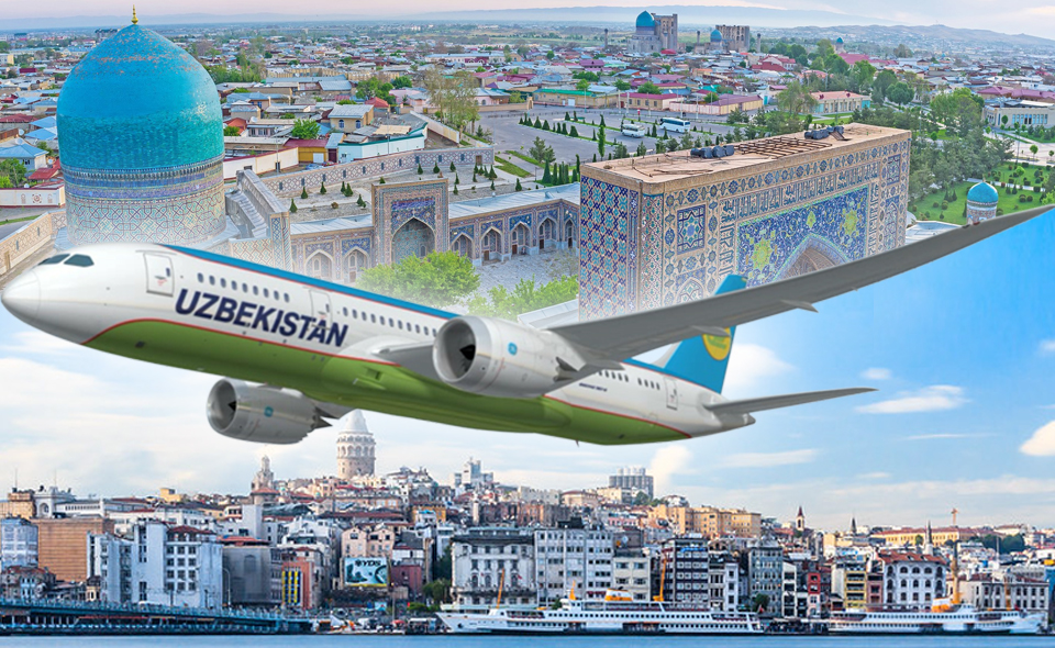 Uzbekistan Airways увеличивает число рейсов между Самаркандом и Стамбулом  
