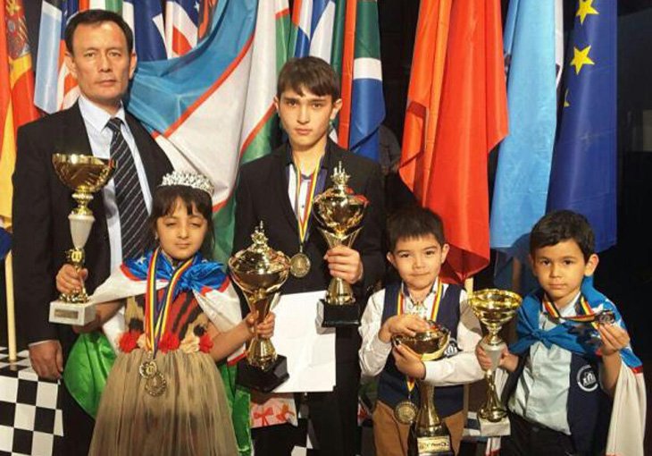 Юные шахматисты Узбекистана завоевали три «золота» на Чемпионате мира 