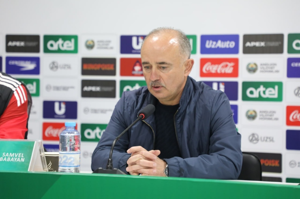Самвел Бабаян ушел из ФК "Андижан" после поражения от алмалыкского ОКМК