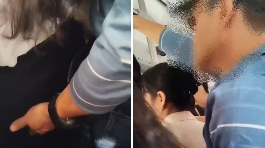 В Ташкенте нашли и арестовали мужчину, домогавшегося девушек в автобусе. Видео 