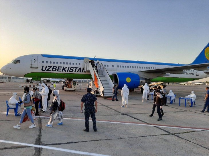 Три чартерных рейса из России в Наманган переведены в Ташкент. Также в РФ отправлен еще один поезд для вывоза узбекистанцев 
