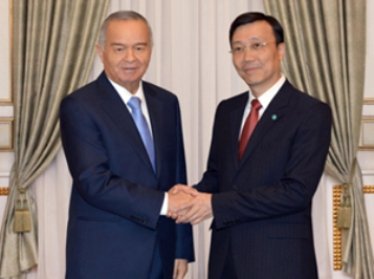 Ислам Каримов принял Посла КНР в связи с завершением его дипмиссии в Узбекистане