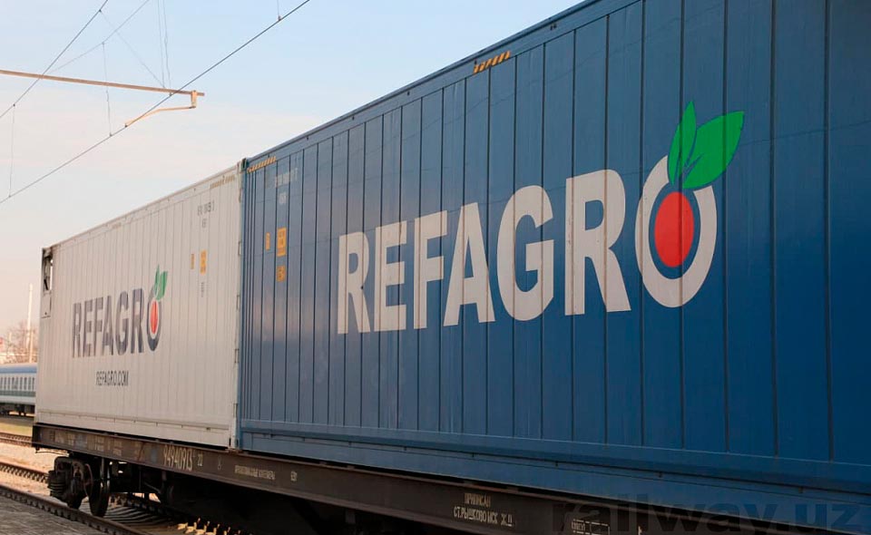 Первый поезд "Агроэкспресс" прибыл из России в Узбекистан