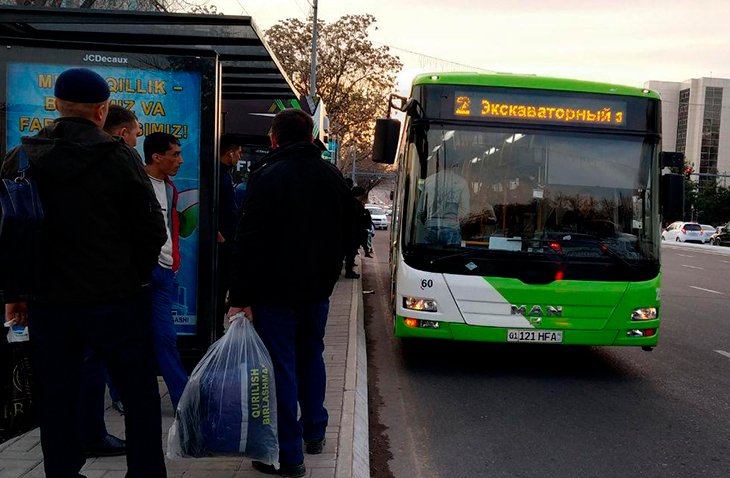 В Ташкенте наконец-то снова запустили приложение для отслеживания движения общественного транспорта