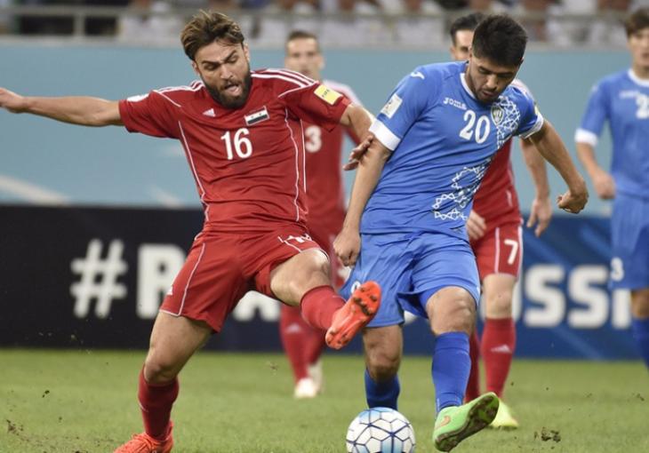 Сборная Узбекистана по футболу победила Сирию со счетом 1:0