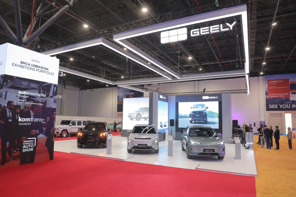 Китайский бренд Geely Auto официально дебютировал на Tashkent International Auto Show 2025