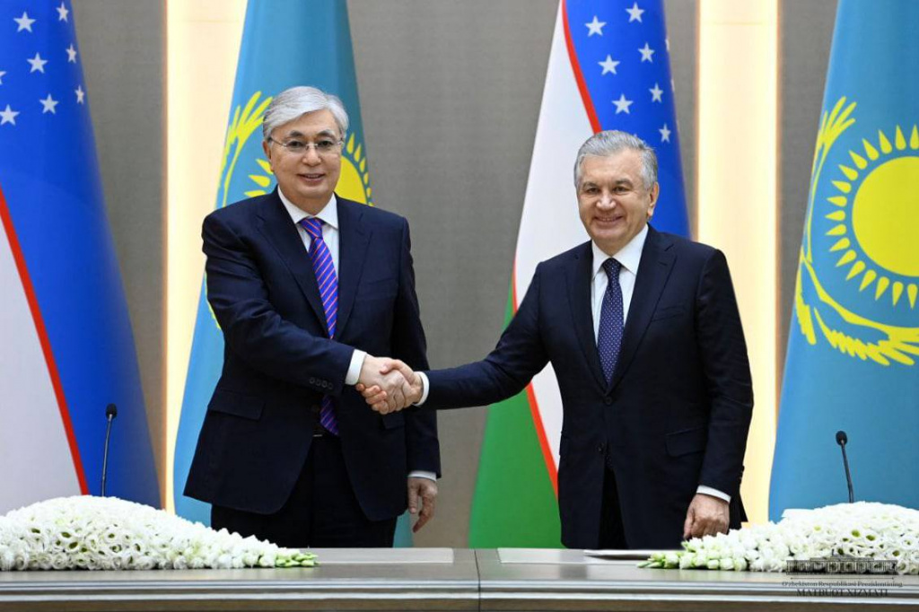 Узбекистан и Казахстан решили все вопросы по границе. О чем еще договорились Мирзиёев и Токаев