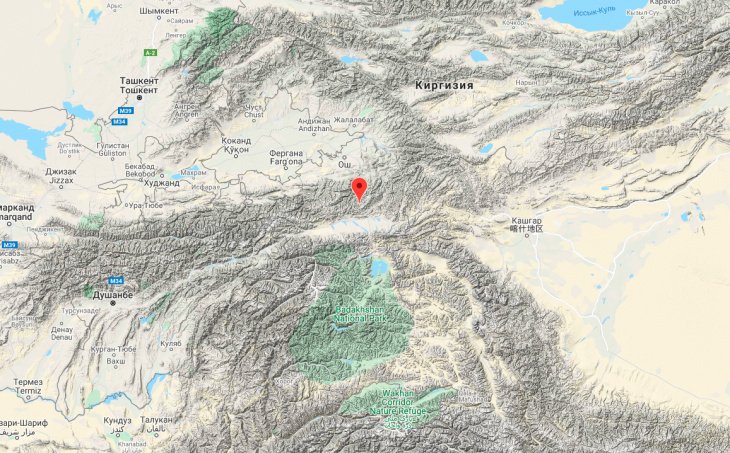 Жители Ферганской долины ощутили землетрясение. Сила подземных толчков достигла трех баллов