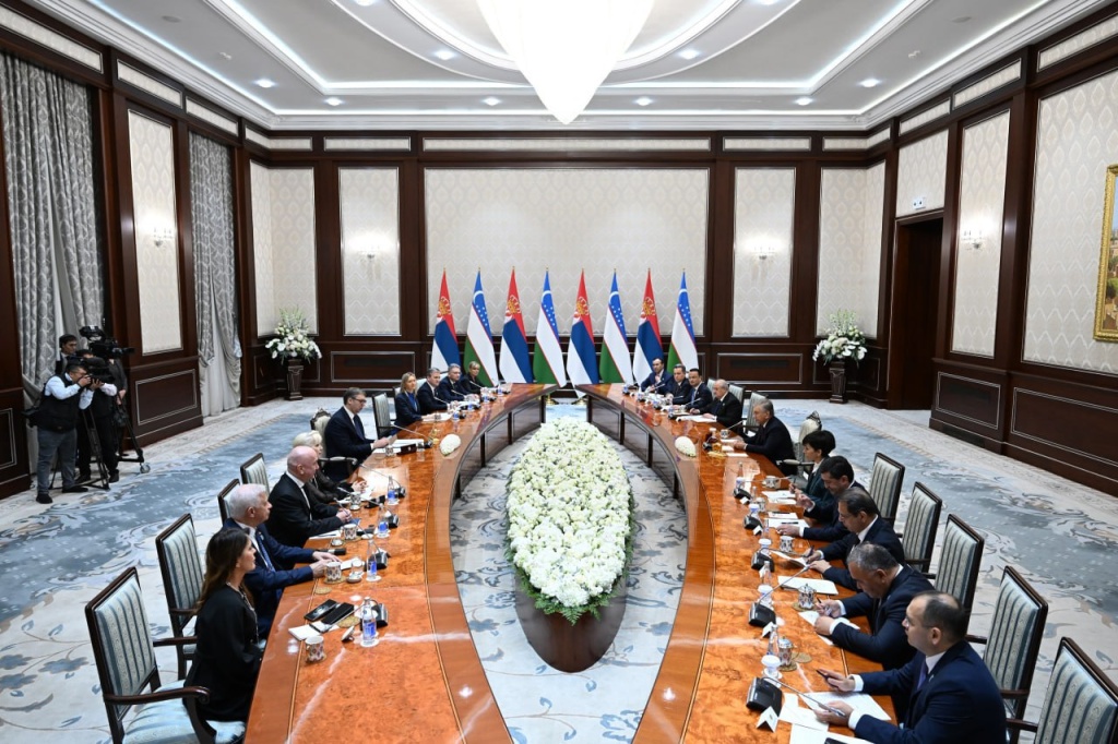 Узбекистан и Сербия договорились расширить сотрудничество в промышленности, цифровизации и транспорте Узбекистан и Сербия договорились расширить сотрудничество в промышленности, цифровизации и транспорте