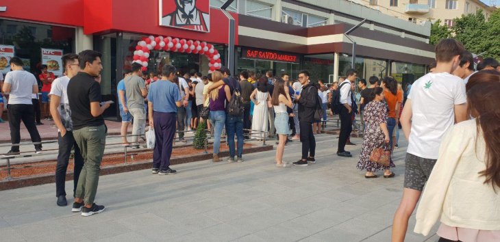 В Ташкенте сегодня откроется первая точка сети KFC 