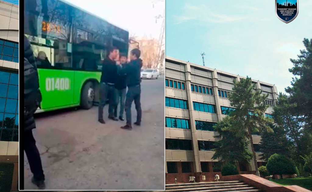 В Ташкенте снова подрались водители автобусов. Видео  