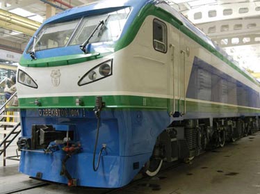 Национальный банк Узбекистана и китайский «Эксимбанк» подписали кредитный заём на поставку 11 грузовых электровозов