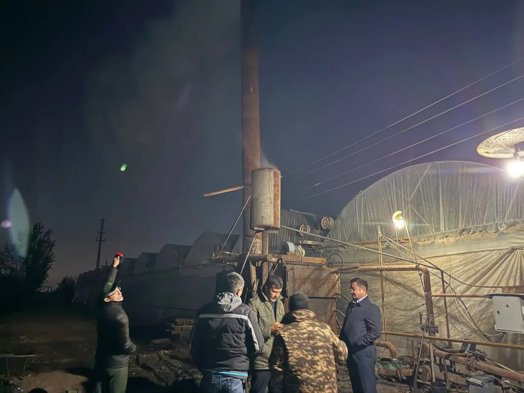 В Ташкенте и столичной области на время закрыли более 100 теплиц, остальным запретили сжигать шины для обогрева