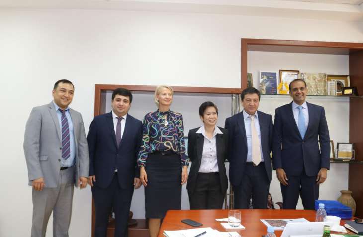 Делегация во главе с вице-президентом АБР посетила банк "Ипак Йули"