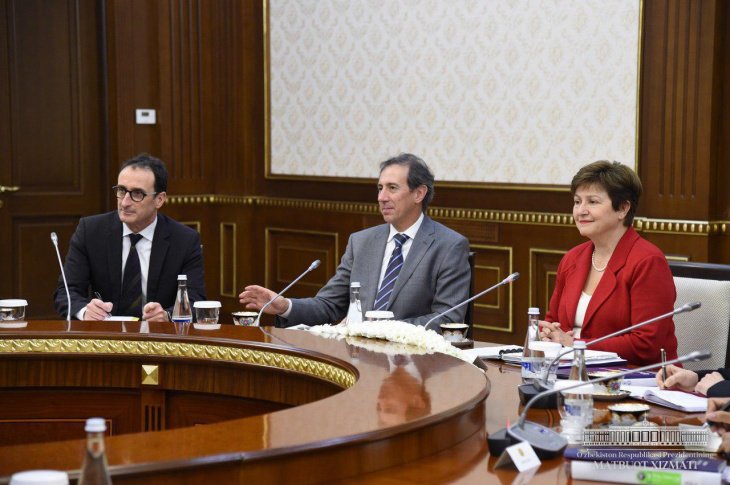 Мирзиёев обсудил сотрудничество с исполнительным директором Всемирного банка  