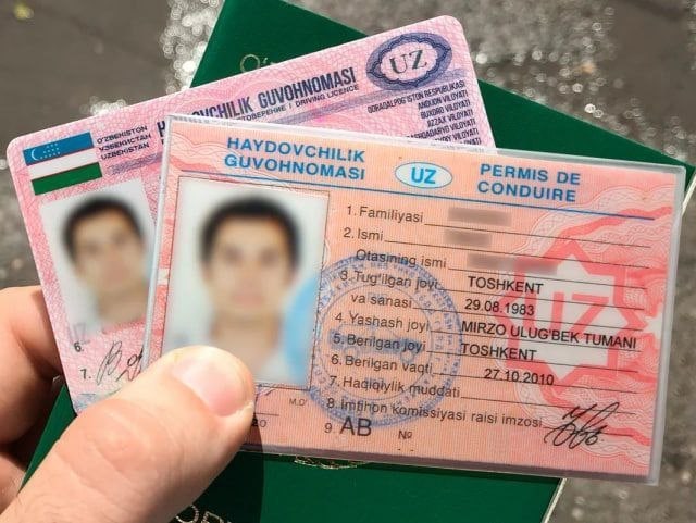 В Узбекистане запускают услугу по замене водительских прав онлайн 
