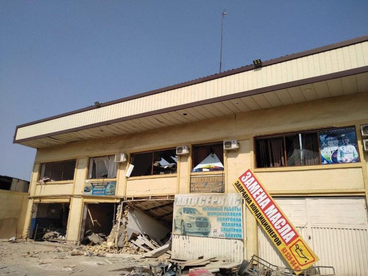 В Ташкенте из-за взрыва произошло частичное обрушение здания автосервиса, два человека погибли 