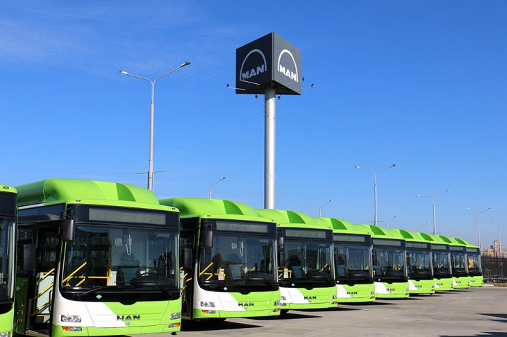 Ташкент получил первые 30 автобусов MAN, оборудованных кондиционерами 