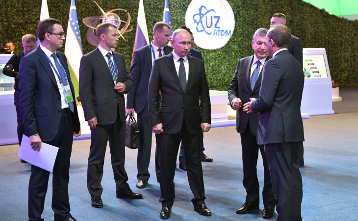 Как это было: опубликованы уникальные кадры визита Путина в Узбекистан (фото, видео)