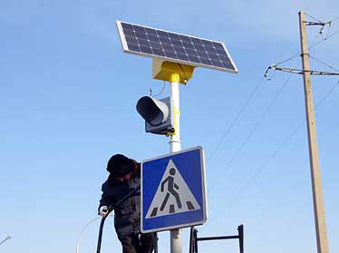В Намангане светофоры будут работать на солнечных батареях 