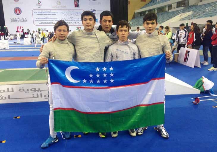 Фехтовальщики из Узбекистана впервые стали призерами чемпионата Азии