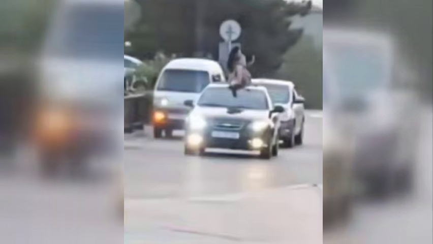 Видео ради лайков. В Наманганской области оштрафовали девушку, снявшую себя на крыше машины. Водителя лишили прав