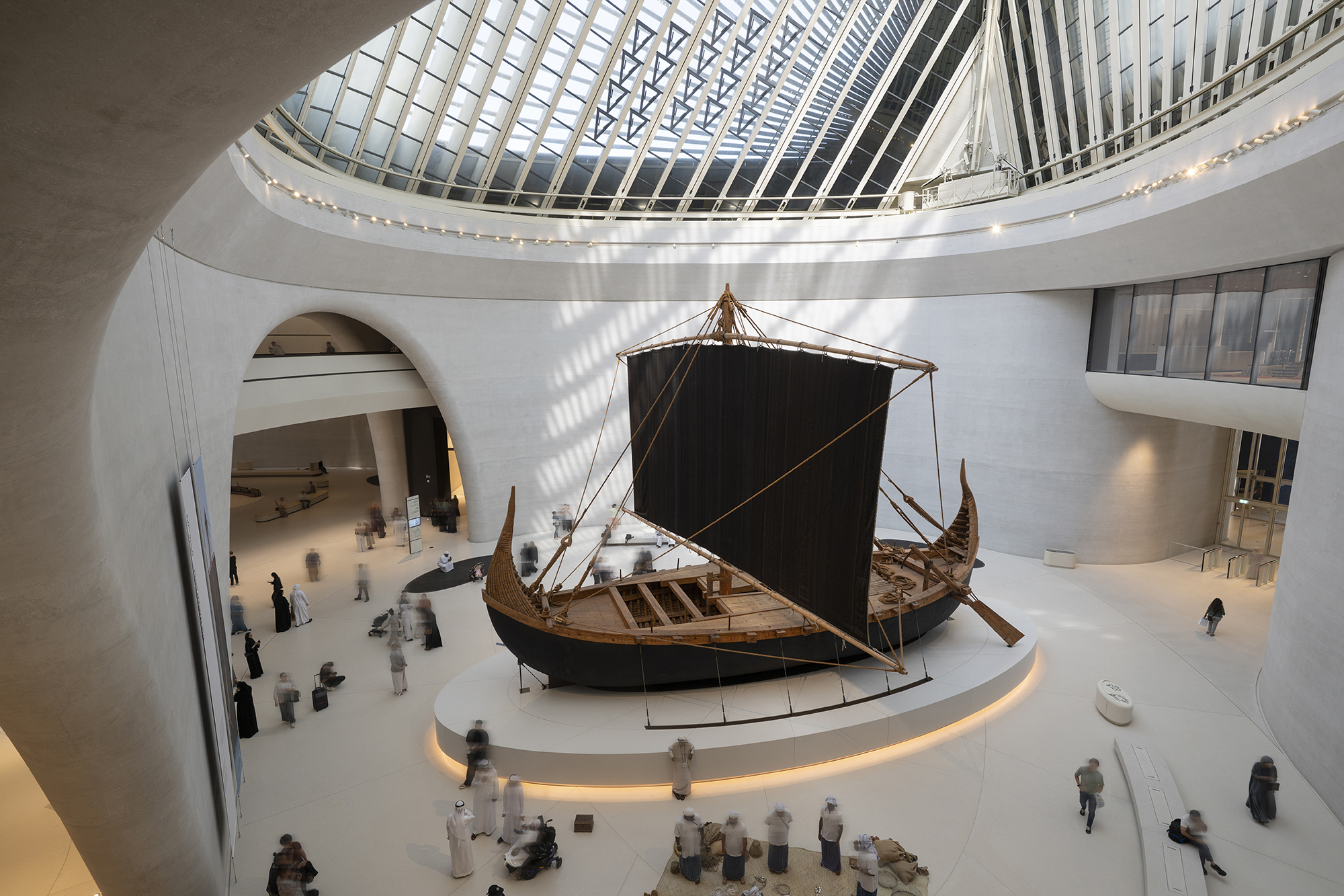 Zayed National Museum - Magan Boat - Visitors.jpg